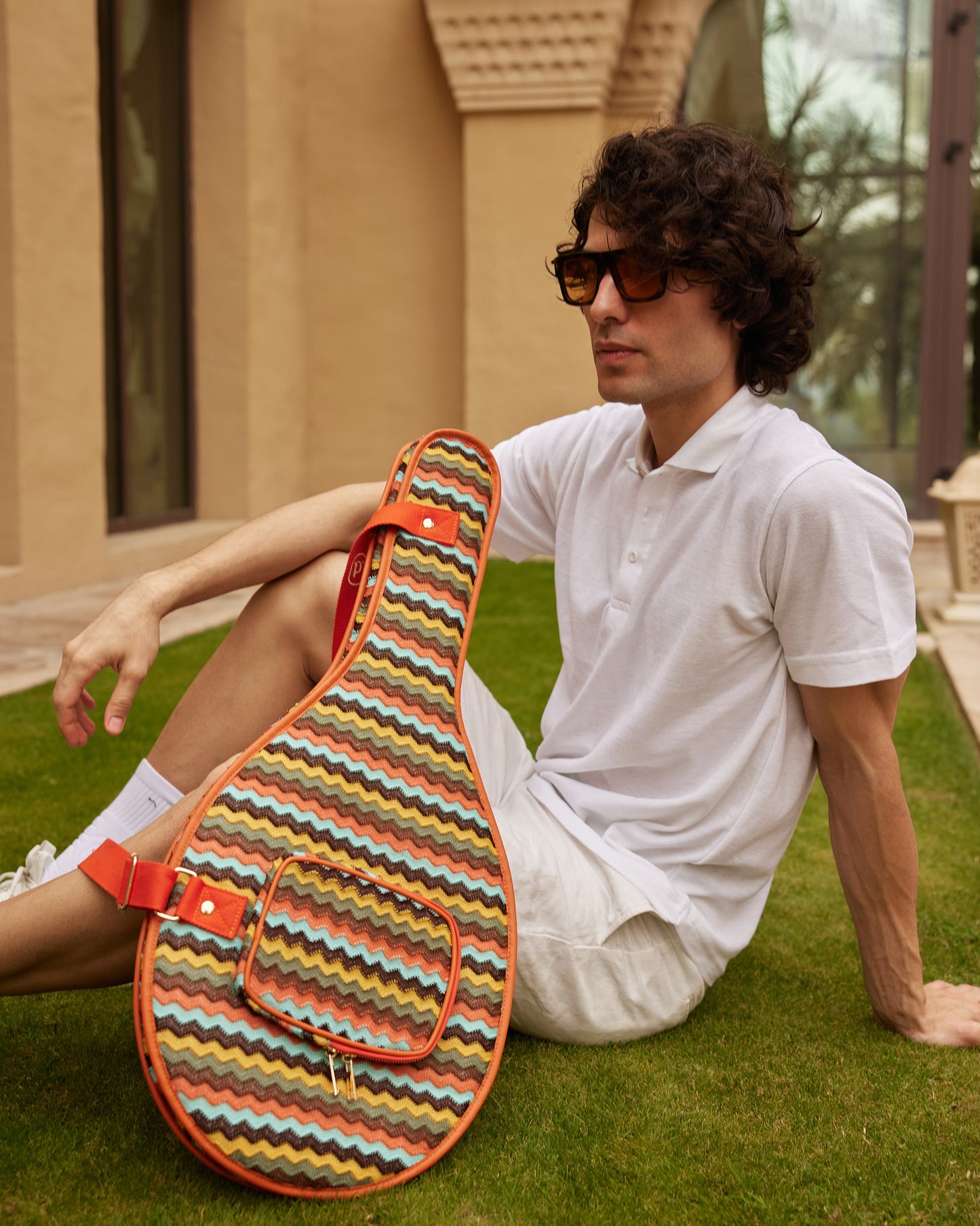 Tennis Racket Cover Zigzag