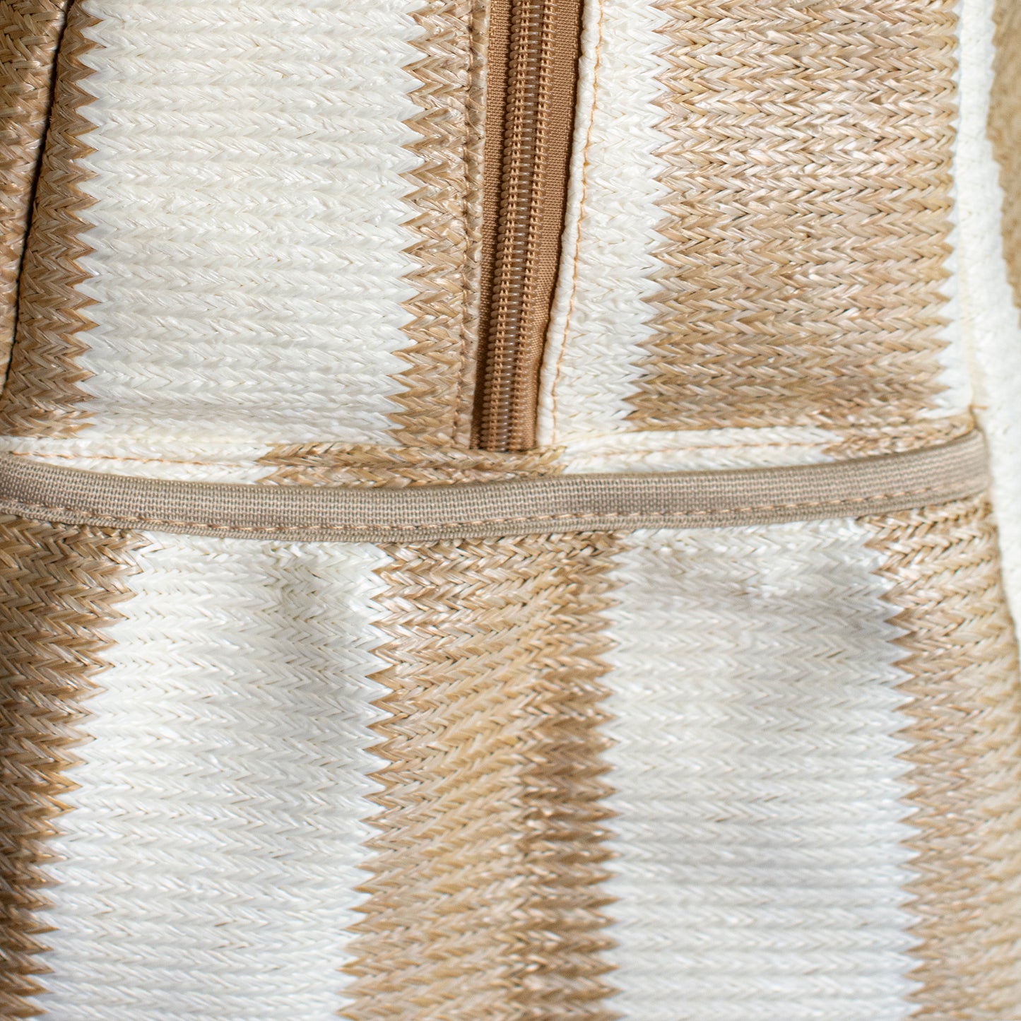 Racket Backpack Striped Rattan