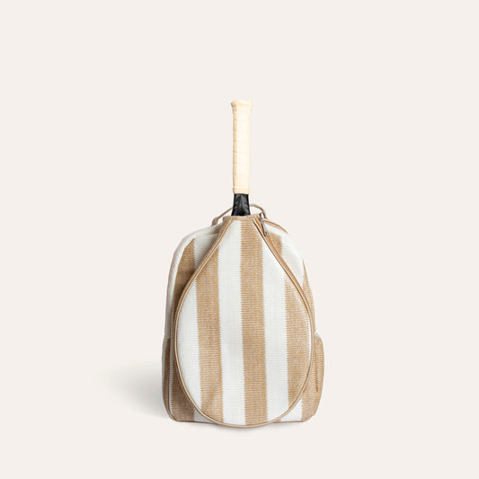 Racket Backpack Striped Rattan