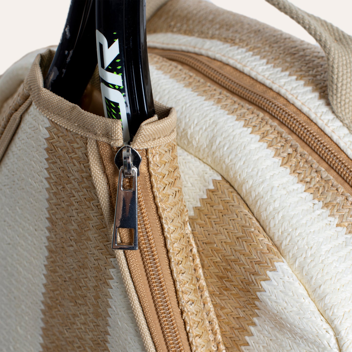 Racket Backpack Striped Rattan