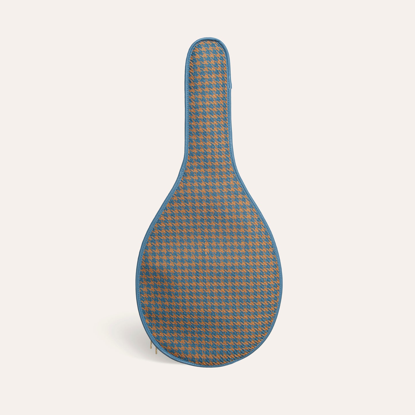 Tennis Racket Cover Blue Houndstooth